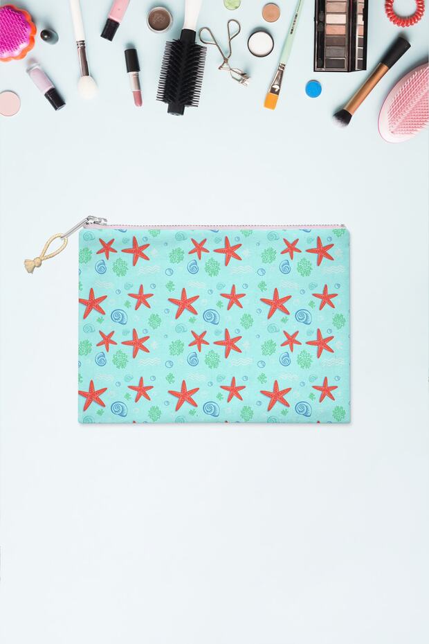 Kumaş Makyaj Çantası - 1