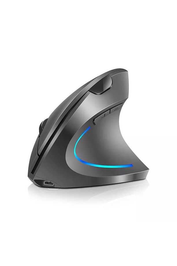 Pilli Dikey Ergonomik Kablosuz Mouse Fare Wireless 2000 Dpı 6 Gri - 1