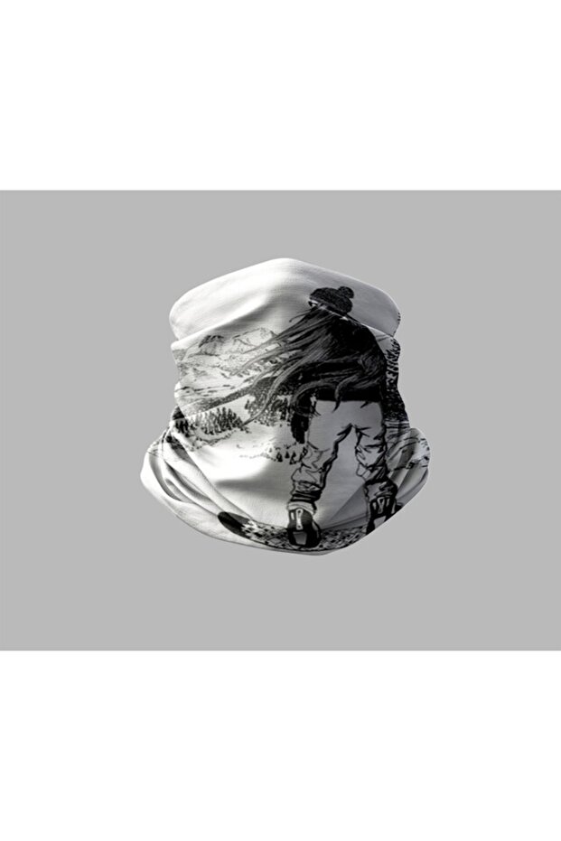 Ski & Mountain Designed Biker Buff Mask Outdoor Neck Collar Unisex Bandana