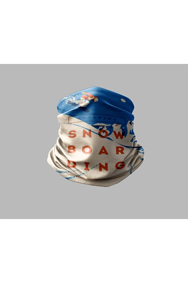 Ski & Mountain Designed Biker Buff Mask Outdoor Neck Collar Unisex Bandana