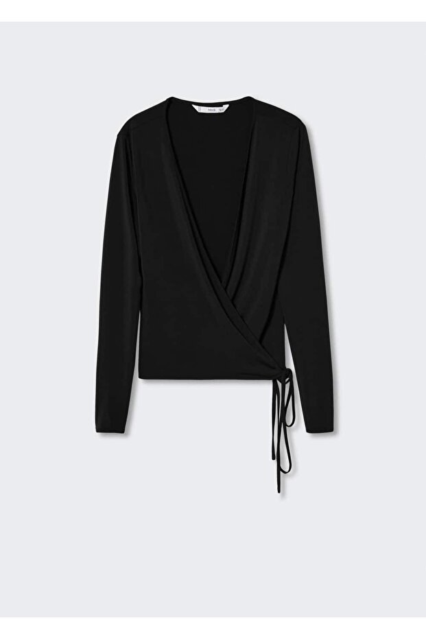 Anvelop Kesim V Yaka Tişört - 3