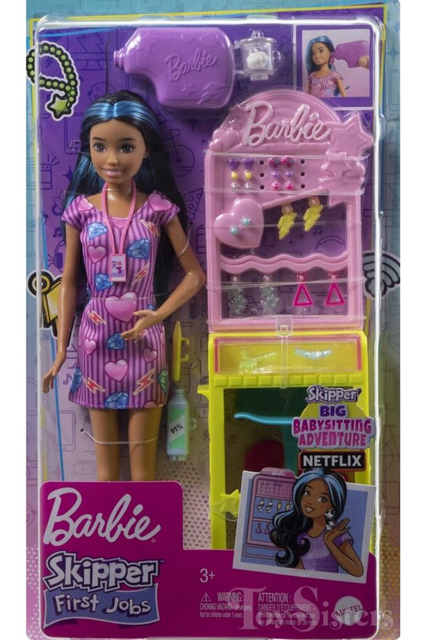 Hkd78 Barbie Skipper'ın Takı Standı Oyun Seti - 1