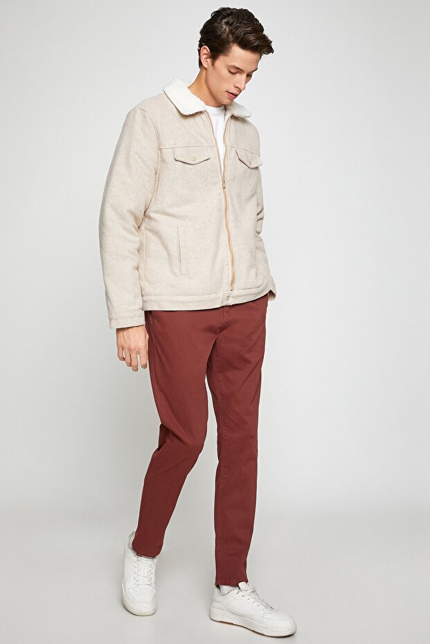 Basic Chino Trousers - 1