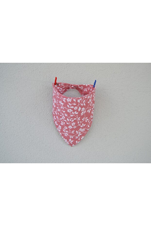 100% Organic Cotton Double Layer Muslin Fabric with Two Snaps Baby Drool Bib & Scarf