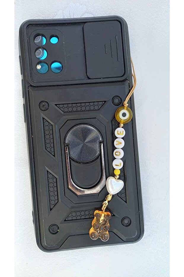 Jellybean Evil Eye Detail Phone Charm Phone Ornament (love)