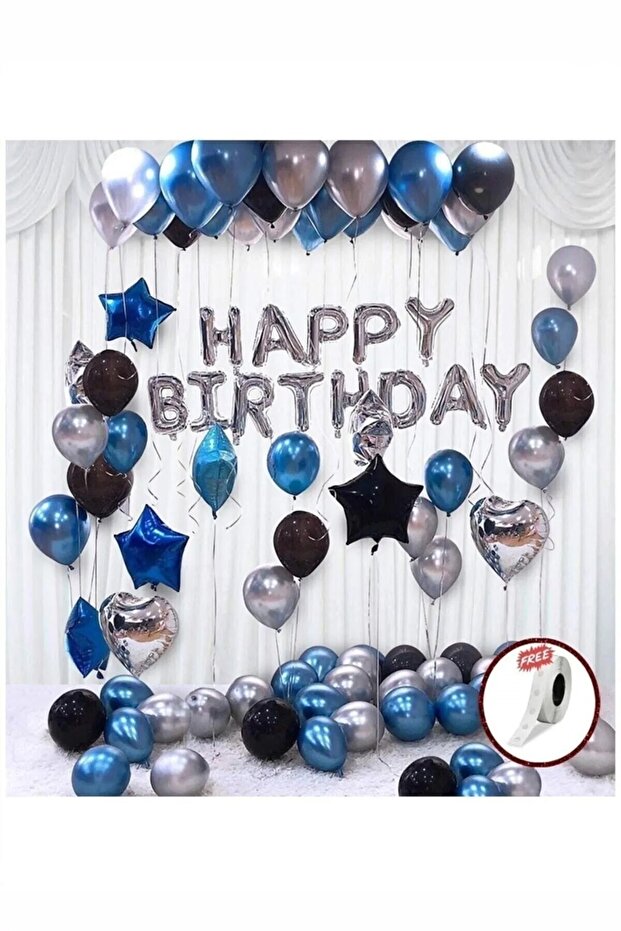 مجموعة عيد ميلاد زرقاء - 1