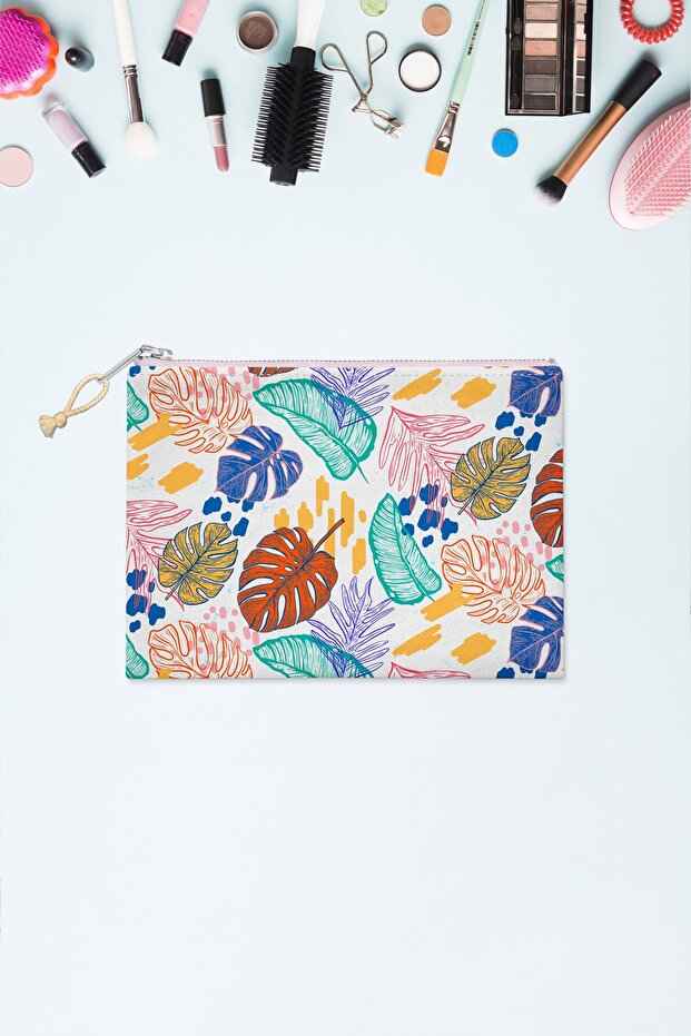 حقيبة مكياج من القماش - 1