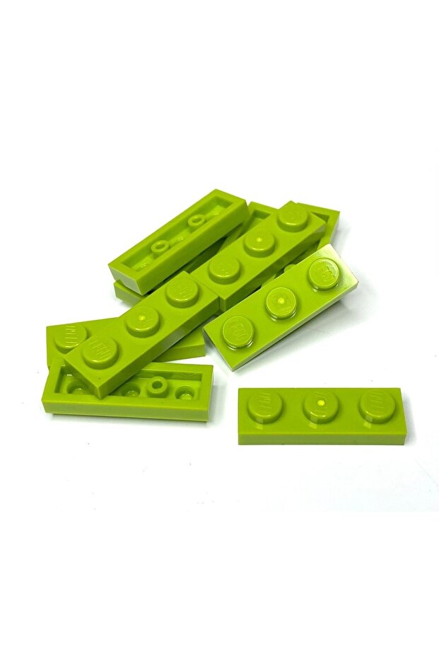 Original Moc Custom Accessory Creator Plate 1 X 3 Flat Brick Pistachio Green 6 Pieces Will Be Sent