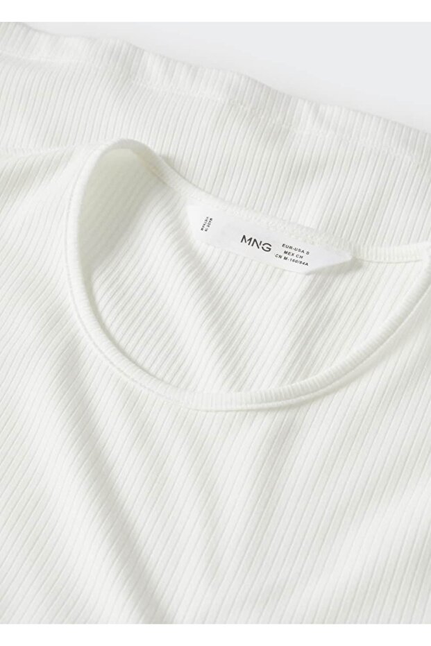 Yuvarlak Yaka Basic Tişört - 6