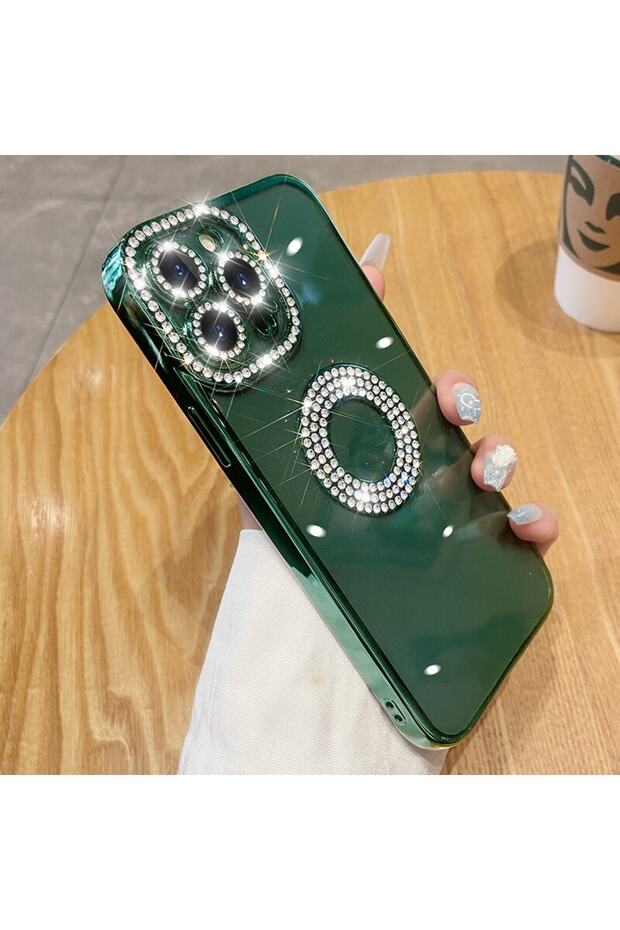 iPhone 14 Pro Special Stone Flashy Case (Not Compatible with Lens Protectors)