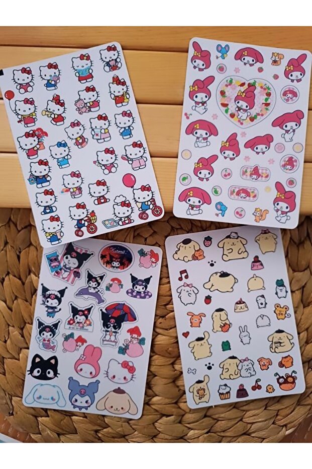 Hello Kitty Sanrio 70 Pieces Sticker Set Suitable for Bullet Journal