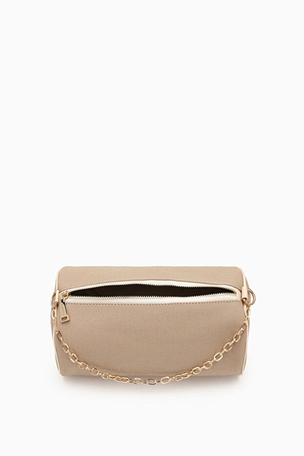 Silindir Çanta - Vizon - 1