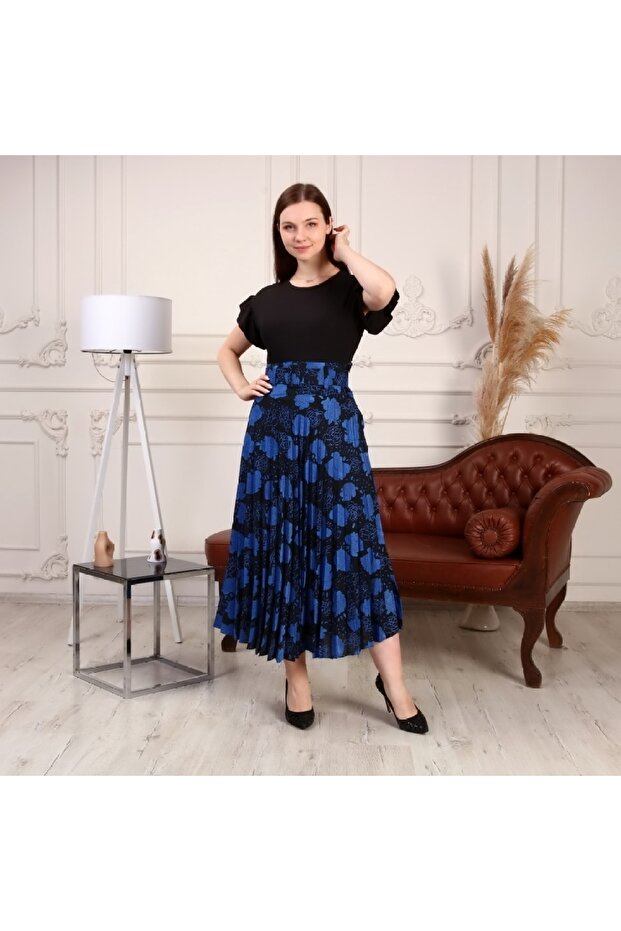 Kemer Detaylı Piliseli Etek - 1