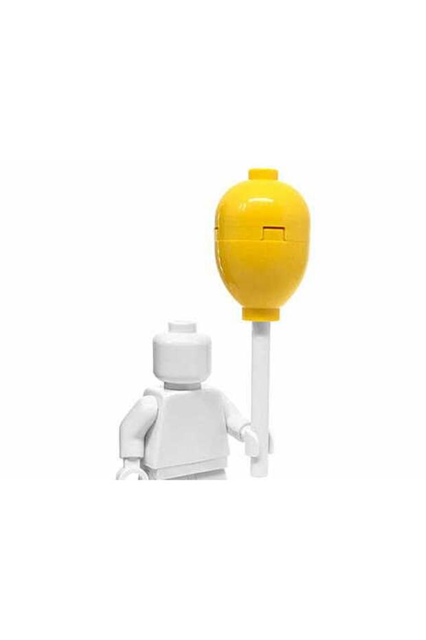 Original Accessory Custom Moc Minifigure Minifigure Amusement Park Yellow Balloon 1 Piece to Send