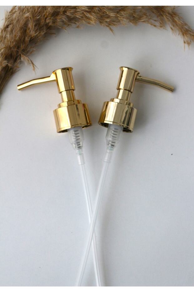 Soap Dispenser Pump Gold 2 Piece Spare Soap Dispenser Pump Compatible with Plastic and Glass Bottles 28mm