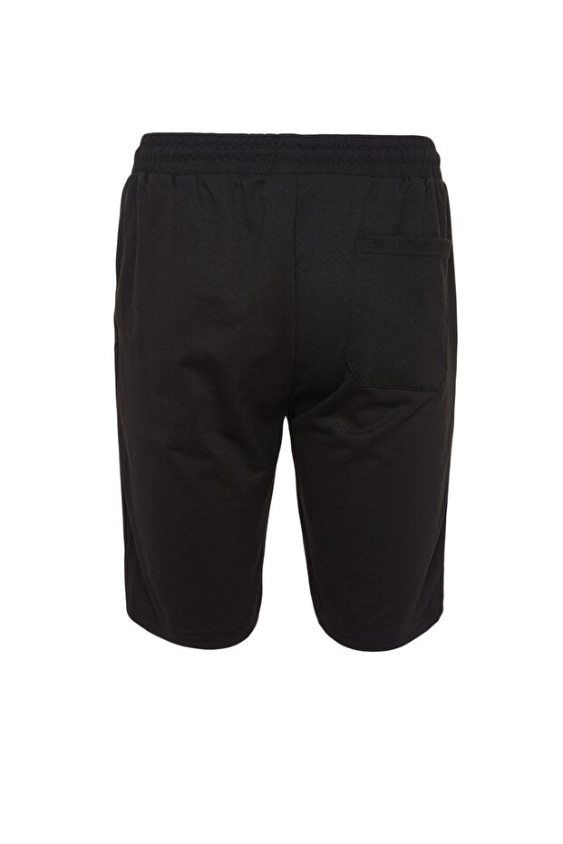 Siyah Regular/Normal Kesim Basic Şort&Bermuda TMNSS20SR0068 - 8