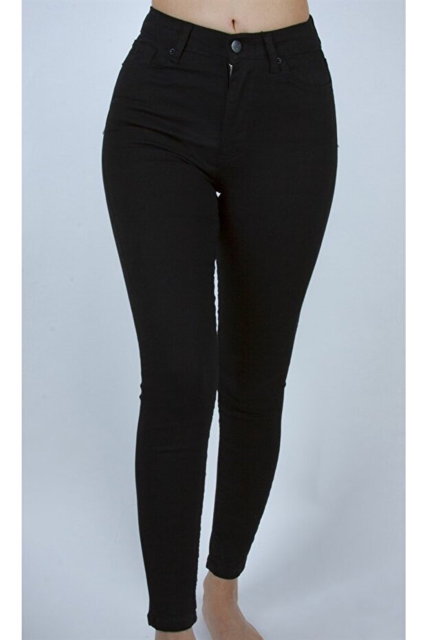 Black Slim Fit High Waist Flexible Jean