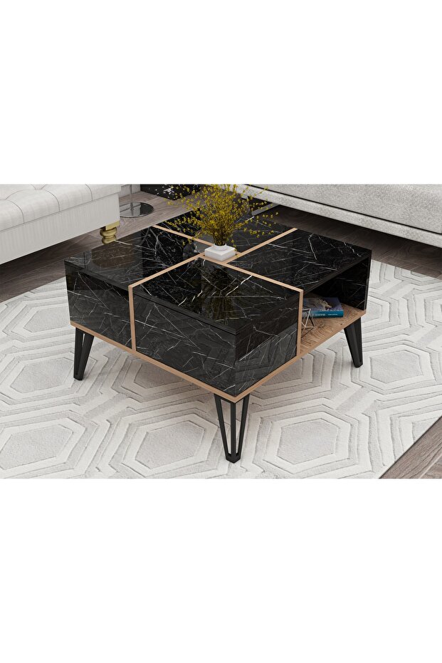 Nirvana Orta Sehpa Mermer - 1