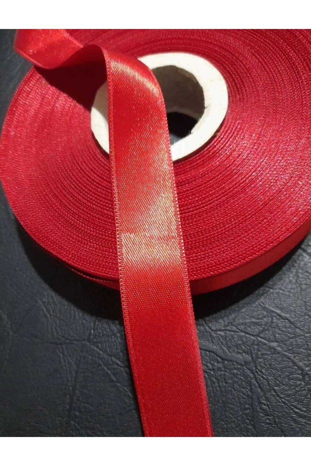 Red Satin Ribbon 2 cm 10 Meters