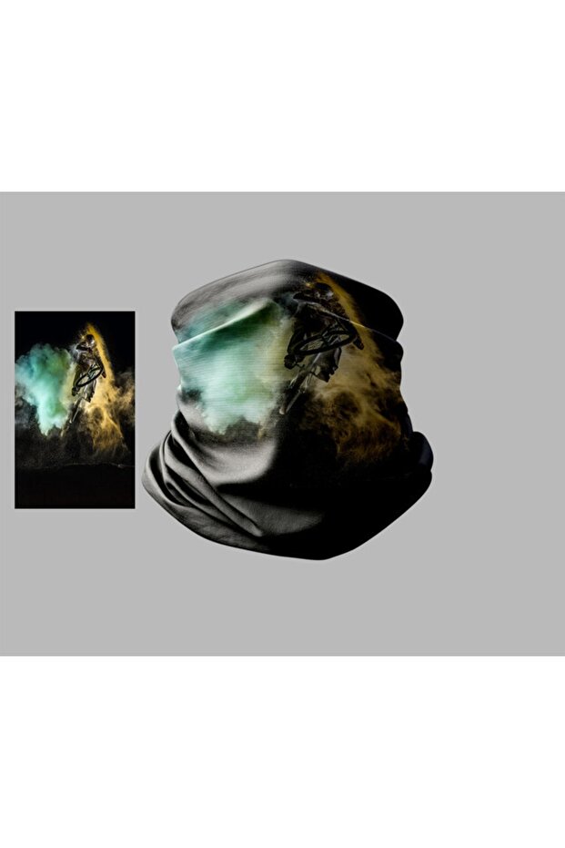 Bicycle Designed Biker Buff Mask Outdoor Neck Collar Unisex Bandana