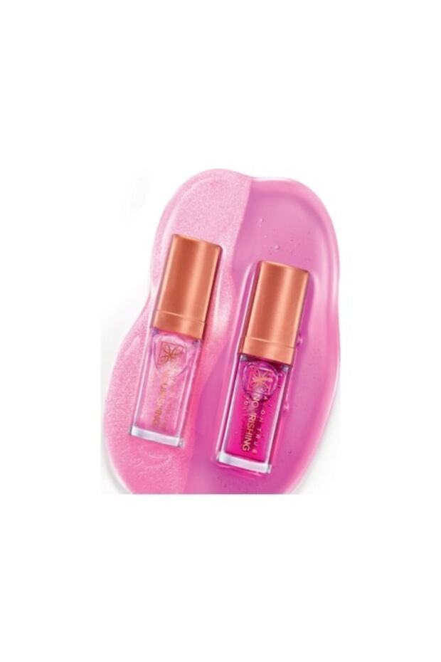 Pink Women's Lip Care Oil - 2 Pieces Blossom and Shimmering Petal