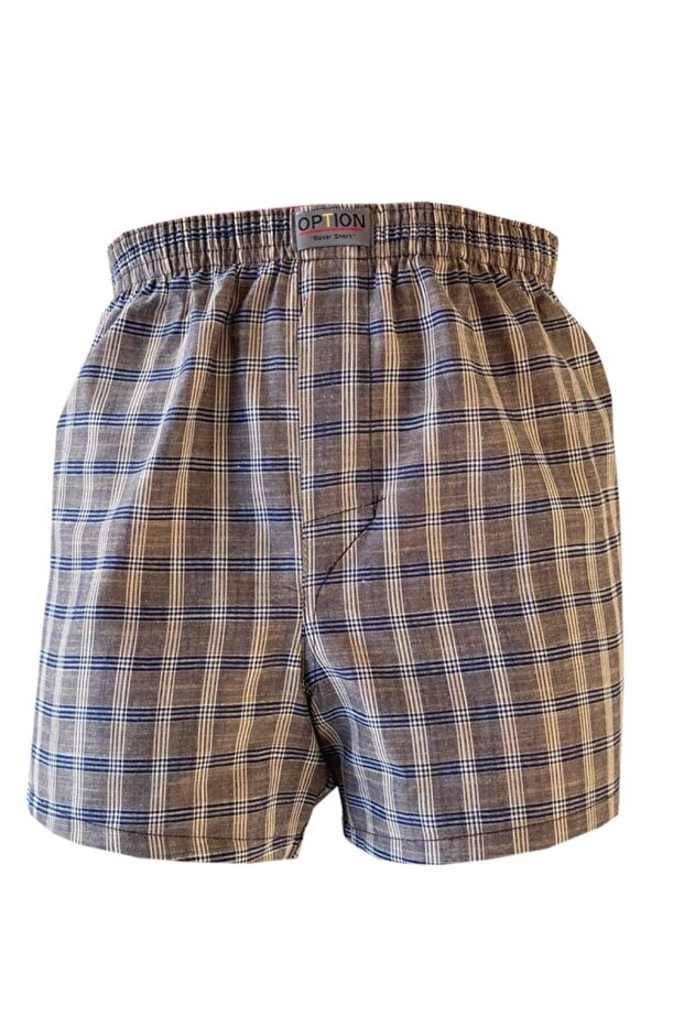 Erkek 4'lü Paket Poplin (pamuk) Boxer Şort - 7