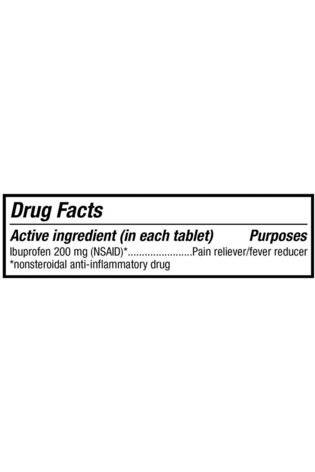 Basic Care Ibuprofen Tablets 200 Mg 500 Tablet - U.s.a - 3