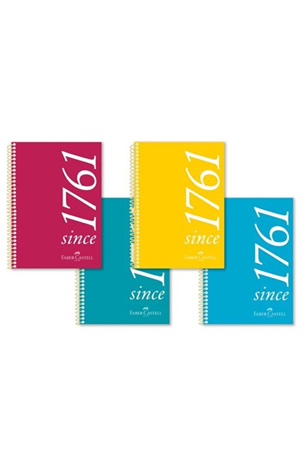 غطاء Faber Castel Pp منذ عام 1761 دفتر ملاحظات مقاس A4 مخطط 100 سنة