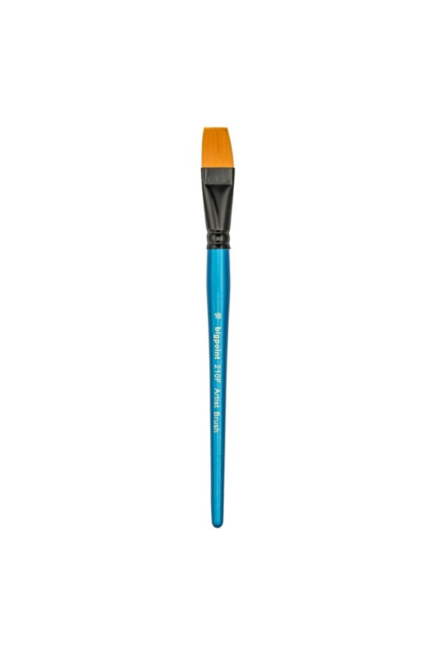 210f Series Synthetic Bristle Flat Cut Brush No: 18 (1 Piece)
