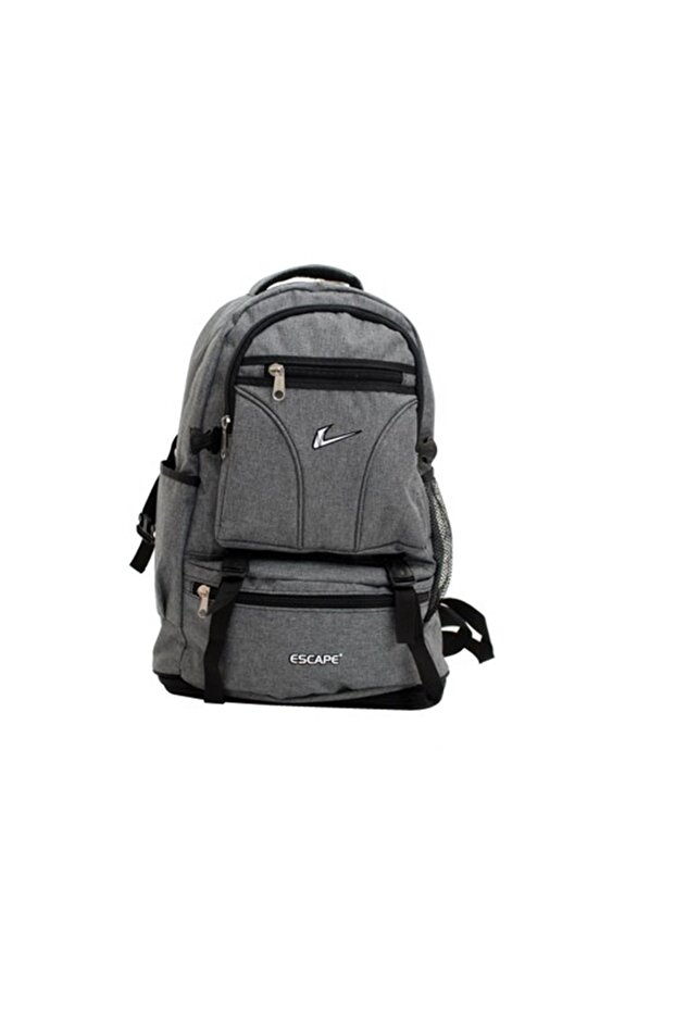 508 حقيبة ظهر قماشية باللون الرمادي - 2