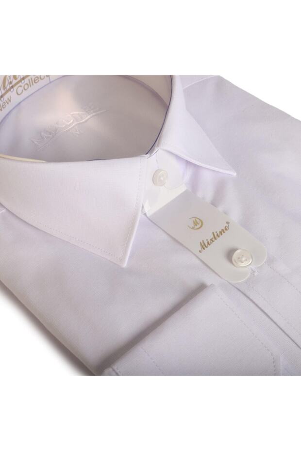 Erkek Beyaz Gömlek - 3