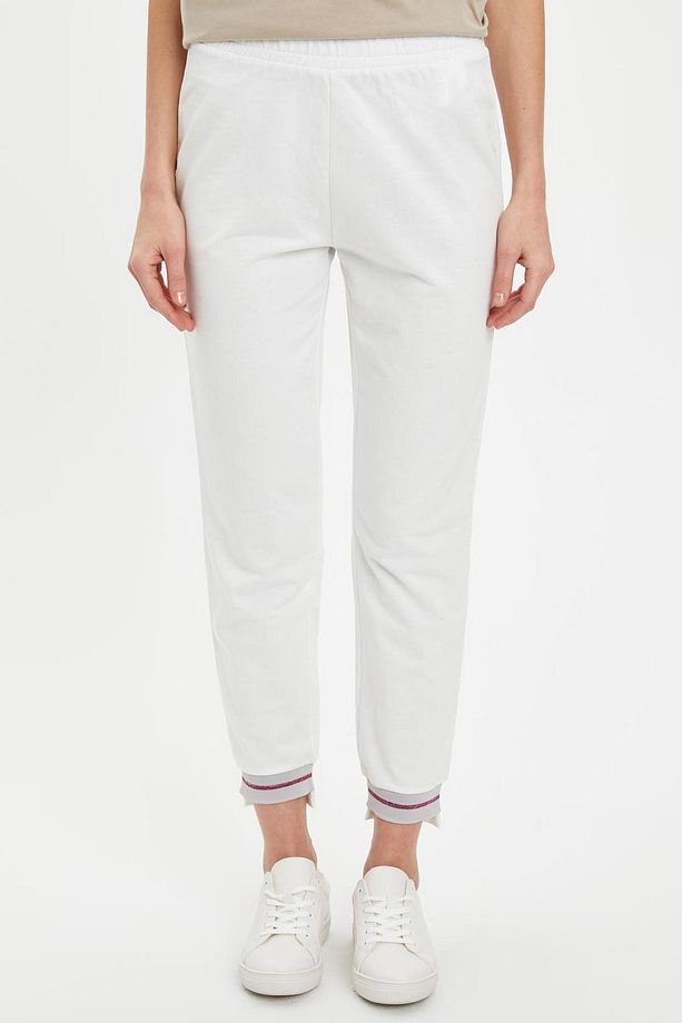 Basic Relax Fit Örme Pantolon - 2