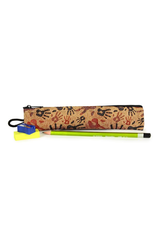 100% Woven Fabric Small Pen Holder - Pencil Case (4cm X 19 Cm)