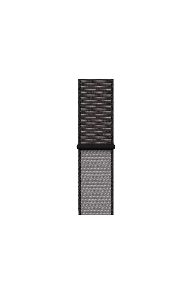 Spor Loop Dokuma Kordon, Apple Watch SE/10/9/8/7/6/5/4/3 ile Uyumlu 46mm-45mm-44mm-42mm, Demir Grisi - 1