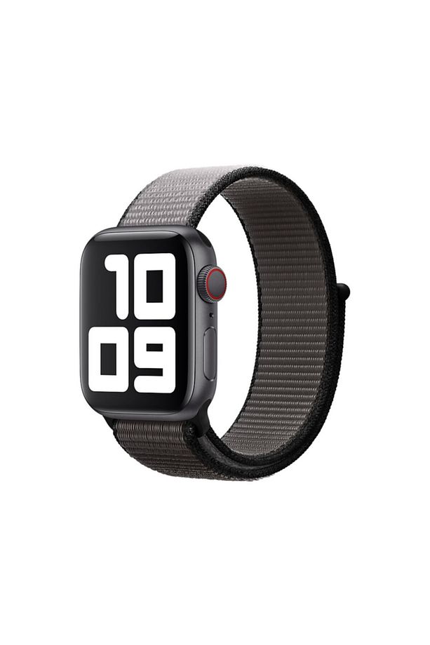 Spor Loop Dokuma Kordon, Apple Watch SE/10/9/8/7/6/5/4/3 ile Uyumlu 46mm-45mm-44mm-42mm, Demir Grisi - 2