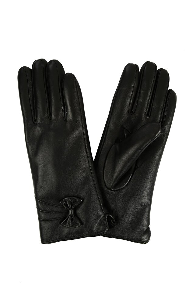 Hakıkı Deri Bayan Eldiven - 1