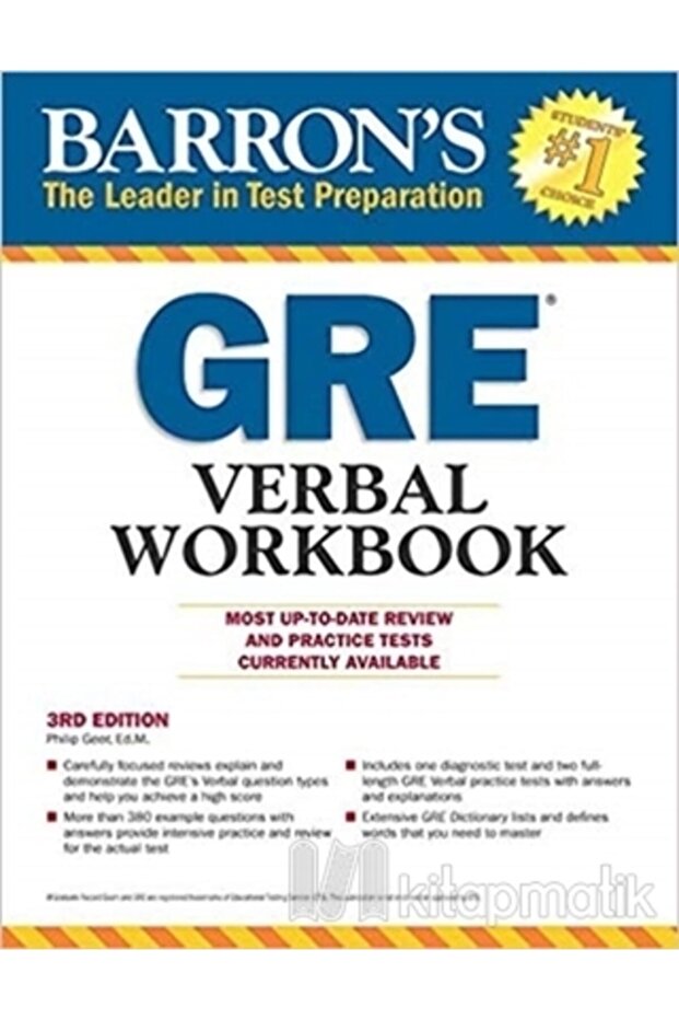 Barron's Gre Verbal Workbook