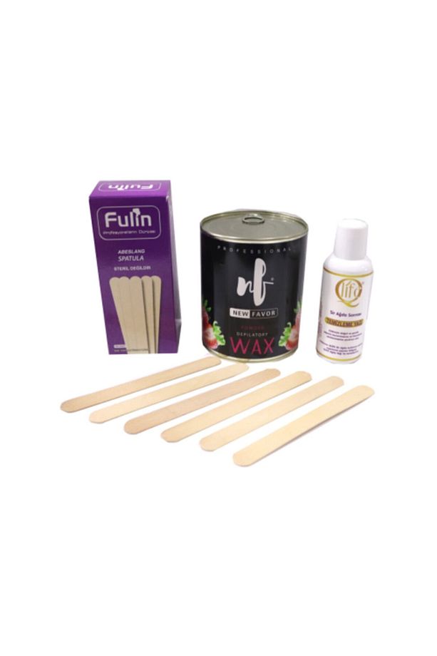 Konserve Agda Pudralı800ml Bezsiz Kolay Kullanım Spatula 100lü Agda Sonrası125ml Temizle Yagı Seti - 1
