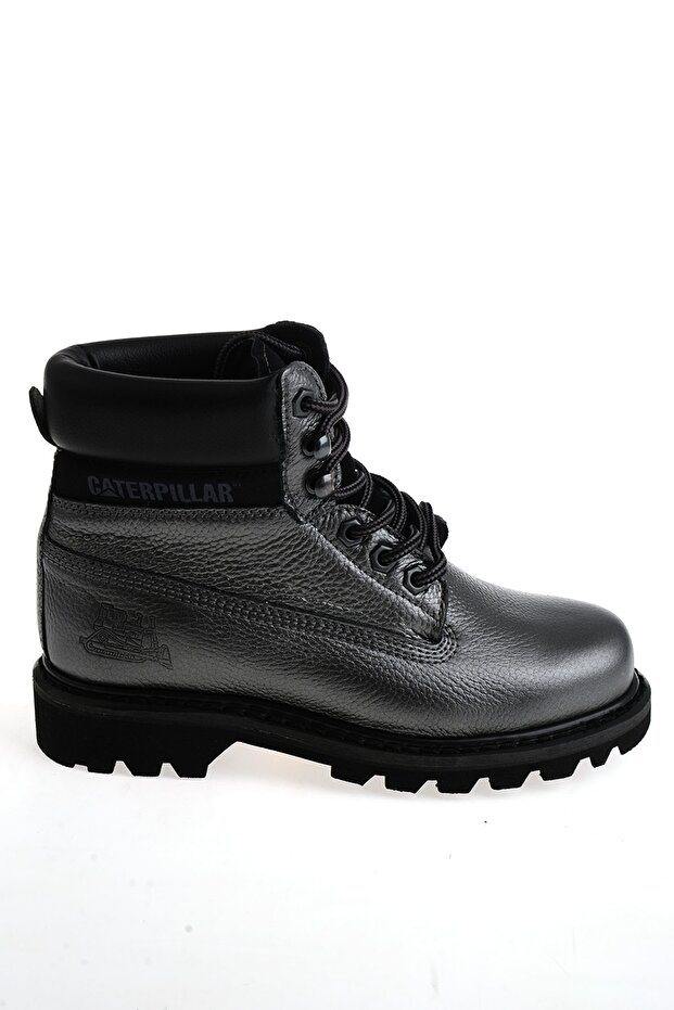 Genuine Leather Light Gray Women's Boots T0111000103