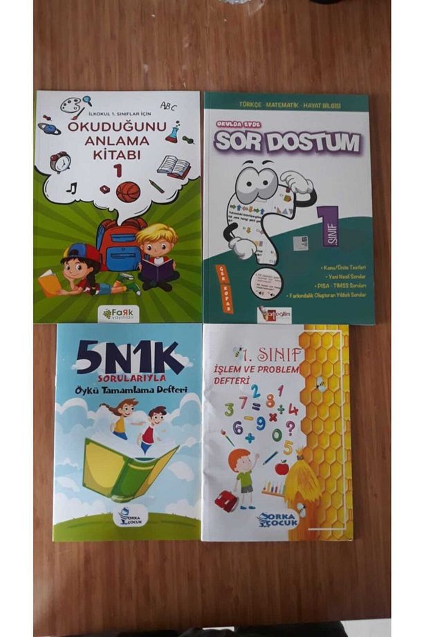 1.sınıf Sor Dostum,okuduğunu Anlama,işlem Ve Problem Defteri,öykü Tamamlama - 1