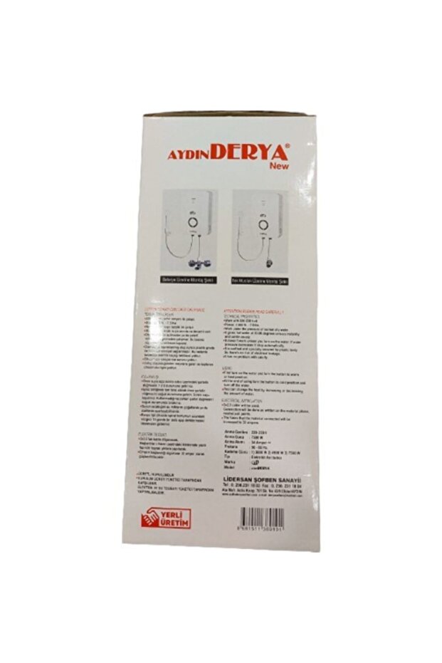 Aydınderya Şofben 7500 W - 5