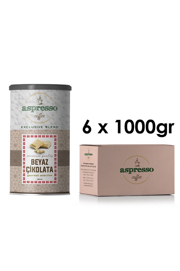 Beyaz Çikolata 1000 gr. X 6 Adet - 1