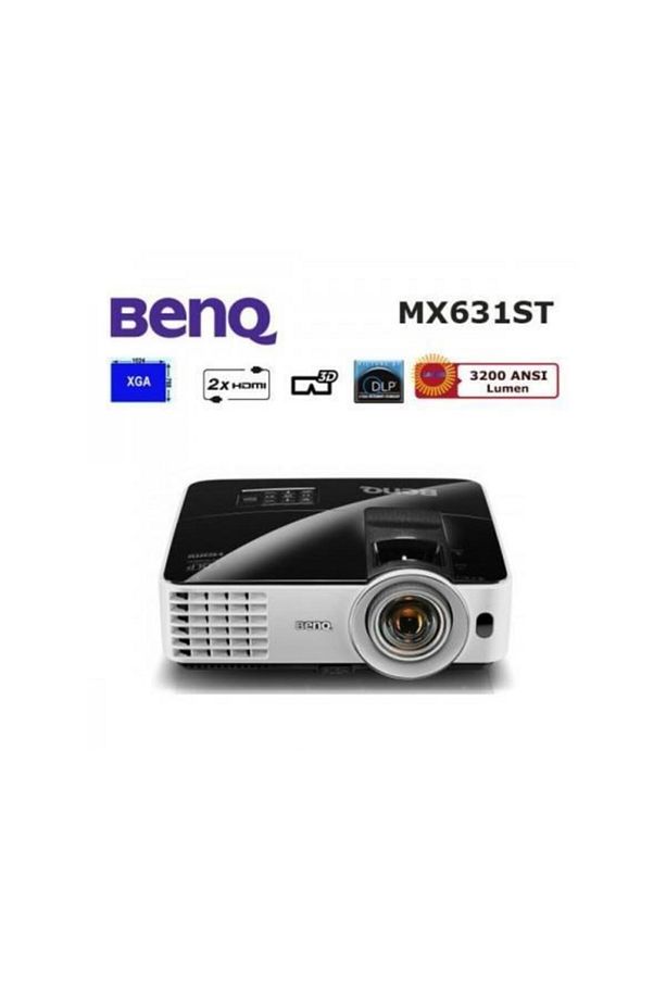 MX631ST XGA 1024x768 3200 ANSI 3D DLP Kısa Mesafe Projeksiyon Cihazı - 2