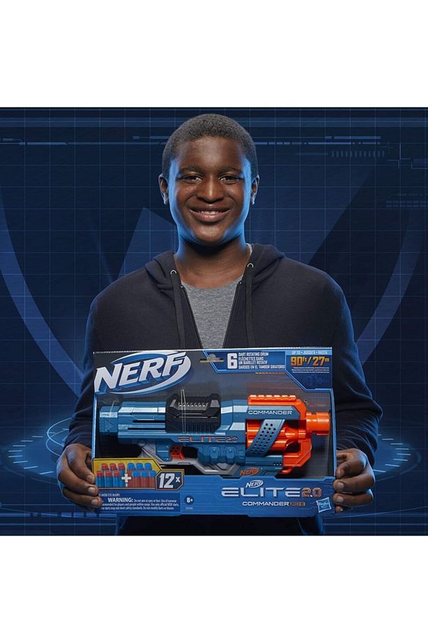 Elite 2.0 Commander Rd-6 Oyuncak Dart Tabancası - 4
