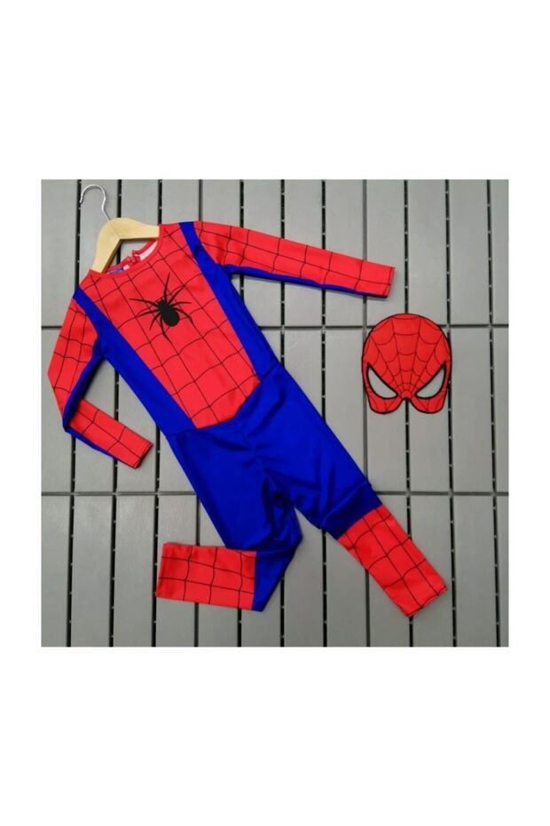 زي Spider-Man تنكري للأولاد، باللون الأحمر