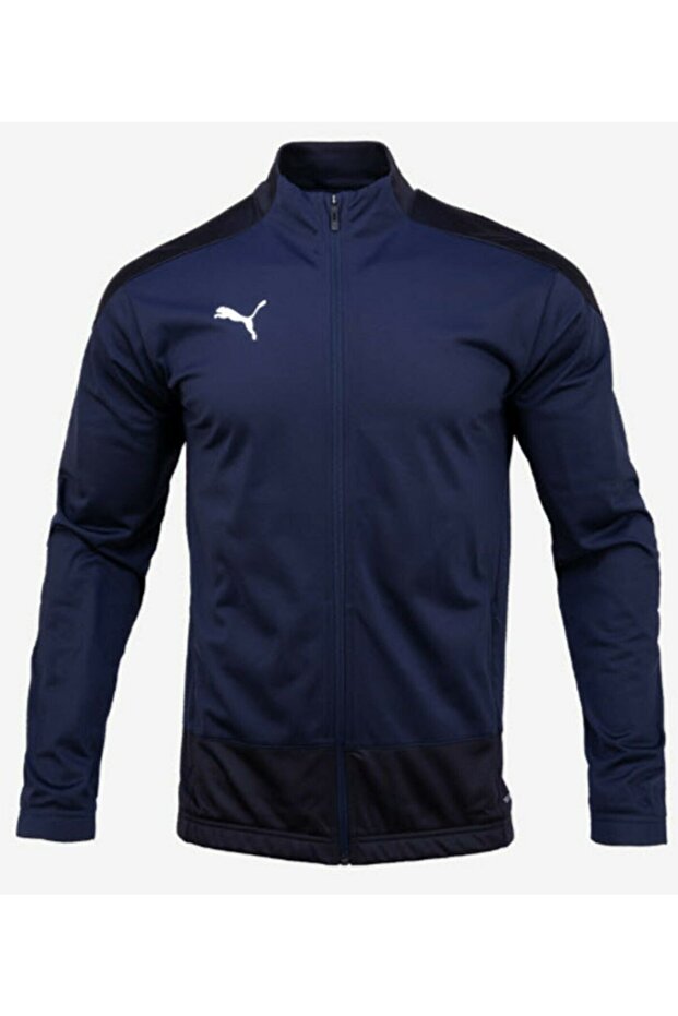 Men Team Goal 23 Full Zip Jacket L/s Jersey Black Tee Top Gym Shirt 65656106