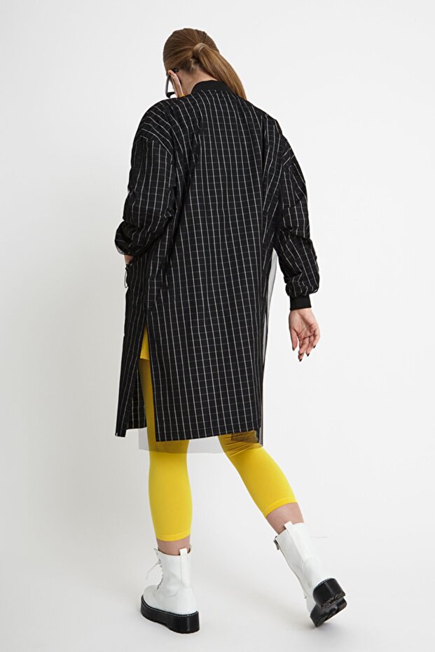 Desenli Trençkot - 6