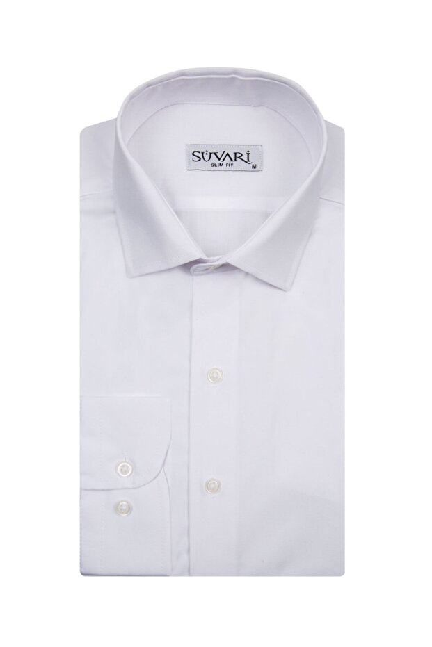 Slim Fit Erkek Gömlek - 1