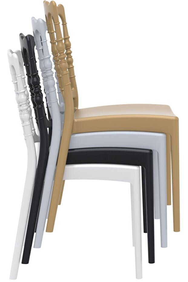 Beyaz Napoleon Sandalye - 6