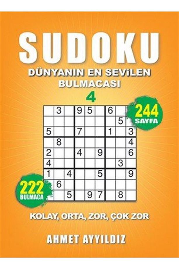 Sudoku - Dünyanın En Sevilen Bulmacası 4 kitabı - Ahmet Ayyıldız - Olimpos Yayınları - 1